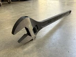 24" Adjustable Wrench 2-1/2" Max Jaw Opening Drop Forged Alloy Steel Spanner. Fixed Price $65.99.