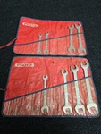 Proto Tools Usa, Open End Satin Wrench Set, 15DEG, J3000H, Sae. Fixed Price $65.00.