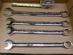 Matco Tools 4-PIECE Sae Non Slip 12-POINT Combination Wrench Set 1-1/4". Fixed Price $180.00.