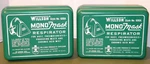 2 New Vintage Mono Mask Respirator Willson Style No. 600A. Fixed Price $36.00.