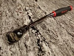 Snapon Tools 3/8 Bent Flex Head Soft Grip Ratchet - Red. Fixed Price $199.99.
