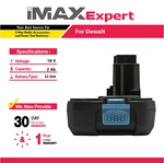 18V 2AH Xrp Li-ion Battery For Dewalt DC9182, DC9181, DC9180. Fixed Price $47.49.