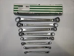 Stahlwille 8PC 6-22MM 20/8 Offset Metric Double Ended Ring Spanner Germany. Fixed Price $169.80.