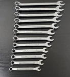 12CRAFTSMAN Sae Combination Points Wrench Set Vv 44699,44703 Series Usa Satin. Fixed Price $79.95.
