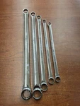 Snapon Offset Box Wrench X7/8, 13/16X15/16, 11/16X3/4, 9/16X5/8, 1/2X9/16. Fixed Price $239.00.