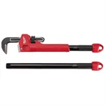 48-22-7314MILWAUKEE Tool Cheater Steel Adaptable Pipe Wrench. Fixed Price $135.42.