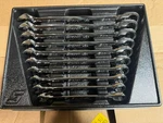 Snap On 10PC 12-PT SOXRRM710 Metric Ratcheting Wrench Set. Fixed Price $300.00.