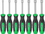 Sk 7-PIECE Nut Driver Set, 5, 6, 7, 8, 9, 10, 11 Mm, Metric, Green. Fixed Price $64.99.