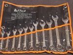 Vintage Buffalo Tools 11 Pcs Professional Quality Wrench Set Metric 7MM 19. Fixed Price $35.99.