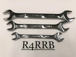 Snap-on Tools Usa New 3PC Sae Standard Open End Chrome Wrench Lot Set Vo Series. Fixed Price $75.00.