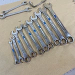Vtg Sk Tools Usa 12 Point Combination Wrench Lot Metric & Sae 14 19MM 21,22. Fixed Price $84.99.