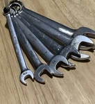 Snap Open End Combination Wrench 12 Point Chrome Finish 6 Pcs Usa Made. Fixed Price $80.00.