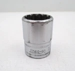 Snap-on 22MM Metric Shallow Chrome Socket 1/2" Drive 12 Point SWM221. Fixed Price $15.00.