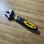 Stanley Bi-material Adjustable Wrench, 10" Long. Fixed Price $14.99.