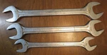 Vintage Blue Point Supreme Large Wrenches 7/8 To 1-1/4 S-3440, S3436, S-2930. Fixed Price $74.99.