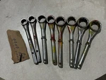 Snap Tubular Box End Wrench Lot Of 8. 12PT. Good Condition, Usa. Fixed Price $299.00.