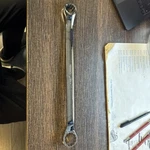 Snap-on Tools 1-1/6" 1-1/4" 12 Pt Shallow Offset Box End Wrench XB3440A Usa. Fixed Price $119.93.