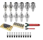 56 Pcs. Pioneer Bt 40 Performance Tooling Kit Haas Cnc Mill. Fixed Price $2525.00.
