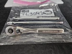 Vtg Craftsman #K4AA 44807 1/4" Drive Quick Release Ratchet, Breaker Bar, Ext.. Fixed Price $47.95.