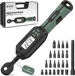 1/4 Torque Wrench DIGITAL(1.1-22.2FT.LB) % 1.1-22.2FT.LB, Black-green. Fixed Price $110.60.