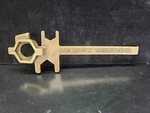 Vestil # Bnw-bx-w Alloy Non Sparkling Drum Bung Wrench 12 Ts. Fixed Price $39.00.