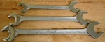Wright Usa 3 Pc Sae Open End Wrench Set Lot 5/8" To 15/16". Fixed Price $35.00.