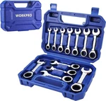 Workpro 12-PIECE Stubby Ratcheting Wrench Set, Metric 8-19MM 72-TOOTH Cr-v Steel. Fixed Price $59.99.