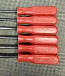 Mac Tools 6 Pc Vintage Red Handle Torx Screwdriver Set T10-T30 Usa. Fixed Price $59.00.