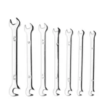 Larcele 7 Pcs Mini Double Open End Wrench Metric 3MM-5.5MM Small Spanner Set Mnb. Fixed Price $31.53.