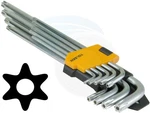 Tolsen 9PCS Extra Long Arm Torx Hex Key Set Star With Shaft Pin Slot Wrenches. Fixed Price $24.89.
