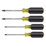Klein Tools 4 Piece Square Recess Screwdriver Set With Cushion Grip Handles. Fixed Price $48.39.