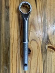Snap On X440A 1-3/8" Tubular Handle Offset Box End Wrench. Fixed Price $35.00.