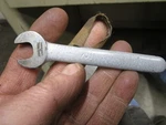 Nos Vintage Armstrong #701 7/16" Single Open End Wrench 4-3/4" Long Usa. Fixed Price $15.00.