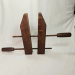 Vintage Jas. L. Taylor Mfg. Adjustable Wood Bar Clamp 12" Usa Poughkeepsie. Fixed Price $17.98.