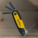 Dewalt Folding Locking Hex Key Sae Allen Wrench Set. Fixed Price $14.85.