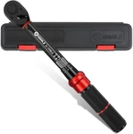 1/4-INCH Drive Click Torque Wrench 1/4"DR. 20 240 In-lb, Black And Red. Fixed Price $32.97.