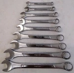 Chrome Vanadium King Craft 9 Piece Combination Metric Wrench Set. Fixed Price $40.00.