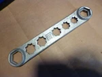 Vintage Indestro Super No. 644 Drain Plug Wrench 9-IN-1 Usa 5-SQUARE 4HEX Head. Fixed Price $22.99.
