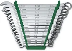 Sk Tools 15 Piece 12 Point Metric Regular Combination Chrome Wrench Set (86265). Fixed Price $250.07.