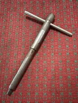 Lathe Chuck T-handle Wrench 1/4 Hex Machine Long Shank. Fixed Price $18.99.