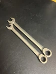 Lot Of 2 Foose Mac Tools Chip Ratchet Combination Wrench 18 Mm Metric 5/8 Sae. Fixed Price $42.00.