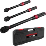 Wett 3PCS Torque Set, 1/4'' & 3/8'' 1/2'' Drive Click Wrench,.... Fixed Price $83.99.