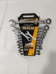 Gearwrench Combination Set: 11 Pc, 1/4" - 15/ 16" 9312 Incomplete. Fixed Price $90.10.