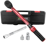 Atsafepro 3/8-INCH Drive Click Torque Wrench,dual-direction ADJUSTABLE,72-TOO.... Fixed Price $48.61.