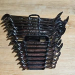 Caterpillar Tools Usa 3/8" 1-14" 14PC Sae Open End Angle Wrench Set. Fixed Price $545.00.