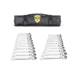 Flzosper 22-PIECE Flex-head Ratcheting Wrench Set Metric & Sae Chro... Fa. Fixed Price $88.67.