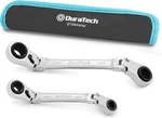 Duratech 4-IN-1 Flex-head Reversible Ratcheting Box Wrench Metric, Silver. Fixed Price $37.35.