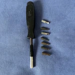 Snap On SSDM40A Standard Screw Driver With Storage Black Hard Handle 7 Bits. Fixed Price $27.99.