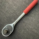 Urrea 5449H Reversible Chrome Ratchet, 1/2-INCH Drive, Red Rubber Grip Handle. Fixed Price $49.99.