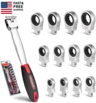 Flex Head Ratcheting Wrench Set, 1/4 To 3/4 Inch With Interch. Fixed Price $46.90.